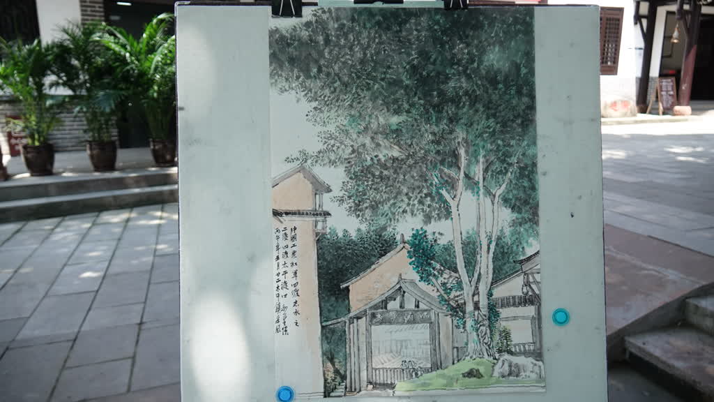 循《四渡》光影 绘赤水新篇——香港画家古蔺写生行(图5) 循《四渡》光影 绘赤水新篇——香港画家古蔺写生行(图5)
