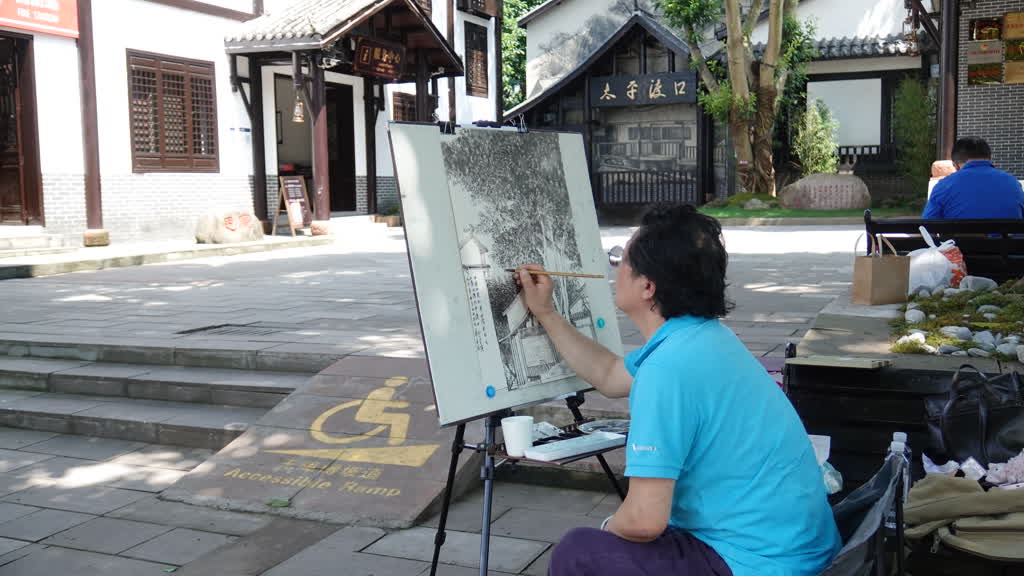 循《四渡》光影 绘赤水新篇——香港画家古蔺写生行(图1) 循《四渡》光影 绘赤水新篇——香港画家古蔺写生行(图1)